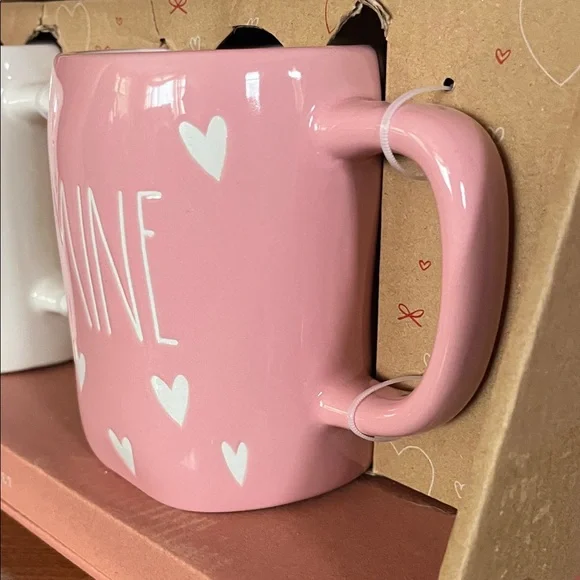 New Rae Dunn Yours & Mine Heart Mugs - Picture 10 of 15
